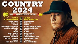 Country Music 2024 Collection 🎶 Luke Combs, Chris Stapleton, Kane Brown, Morgan Wallen, Luke Bryan