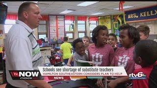 WATCH: Hamilton Southeastern School District deals with substitute-teacher shortage