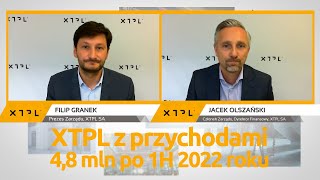 XTPL SA, Filip Granek i Jacek Olszański – Zarząd, #399 PREZENTACJE WYNIKÓW