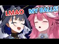 I can't believe Raora lost her balls and Kronii is laughing at her