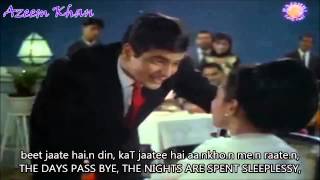 aane se uske hindi english Subtitles Full Song