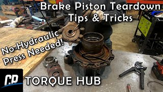 Brake Piston Disassembly on a John Deere Torque Hub Drive Motor | Torque Hub