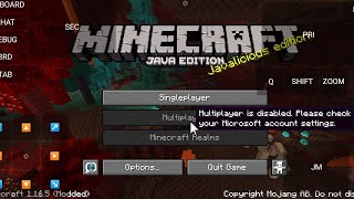 multiplayer is disabled please check your Microsoft account setting problem in pojavlauncher fix