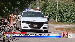 Making a road in downtown Durham safer