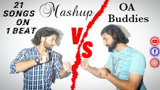 1 beat 21 songs | Mashup | Musical battle | vs mode | Friends as Rivals | OA Buddies