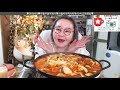 부들부들떡볶이 차돌떡볶이 치즈볶음밥♥애봉이 eatingshow socialeating