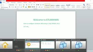 SQL SERVER 2012 DATABASE MIRRORING (PART 2)