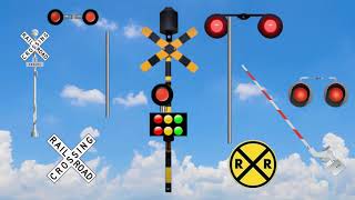 Animated Railroad Crossing ((Fumikiri anime)) #01