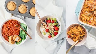 A Day of Balanced Vegan Meals + Healthy Recipes