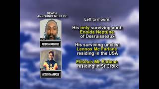 Peterson Ambrose ~ Long Obituary