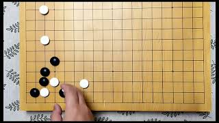 围棋行棋步法——二路点，扩大战果#围棋教学