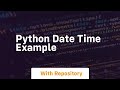 python date time example