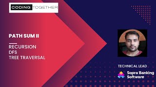 Leetcode 113 | Path Sum II | Preorder Tree traversal | Recursion | DFS