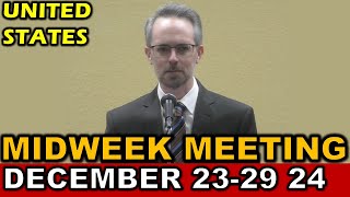 Midweek Meeting for this Week December 23-29 2024 (UNITED STATES)