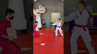 Aydan Red Belt Test K Tiger Martial Arts