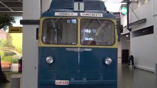 The trolley bus in Vapriikki