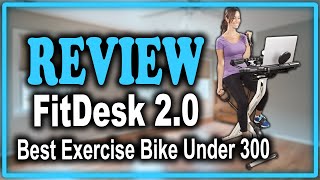 FitDesk 2.0 Folding Stationary Exercise Bike Review - Best Exercise Bike Under 300
