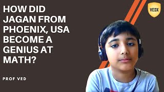 How did Jagan from Phoenix, USA become a genius at math?