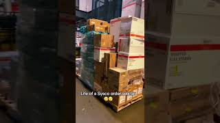 Being a Sysco order selector #warehouse