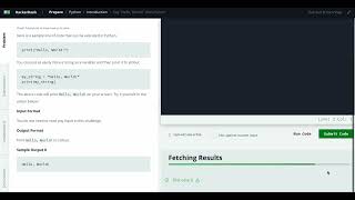Hackerrank Python Solution #1 Introduction Python - Say "Hello, World!" With Python
