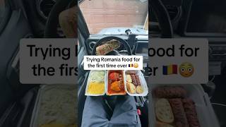 Trying Romania food for the first time ever