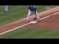 nym@sd d arnaud grounds a single to third base