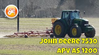 Tillage 2023 | John Deere 7530 \u0026 APV AS 1200 tine weeder