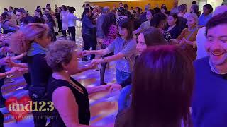 Veronica \u0026 Ahtoy Latin Hustle Class Demo, Guggenheim, NYC - 12/4/2023 (pt3) #dance #hustledance