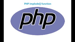 implode() function in php