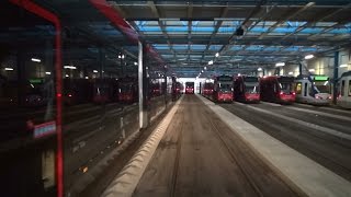 Inrukken naar spoor 10 op remise Zichtenburg | HTM R-NET Siemens Avenio 5022