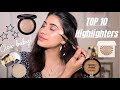 TOP 10 Highlighters | Drugstore & High-end | Malvika Sitlani