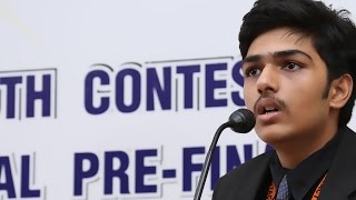 R. Vinay Sastha | ICTACT Youth Talk 2016 | Saranathan College of Engineering