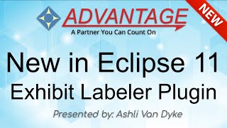 New in Eclipse 11: Exhibit Labeler Plugin