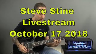 Steve Stine Live Stream October 17th 2018