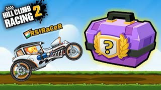 Hill climb racing 2- Boss level gameplay and team chest opening.