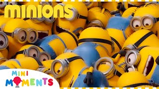 Funniest Minion Moments! 🍌🍌 | Mini Moments