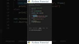Take Webcam Photos with Python | Python Tutorial