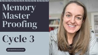 Classical Conversations- Foundations Program- How to Proof for Cycle 3 Memory Master