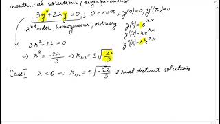 Diff. Eq.: Eigenvalues and Eigenfunctions problem