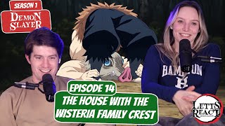 WHO IS THIS GUY?! | Demon Slayer Couple Reaction | Ep 14, “The House with the Wisteria Family Crest”