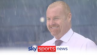 "I'll wear a short-sleeve next time" - Sean Dyche jokes during Burnley press conference