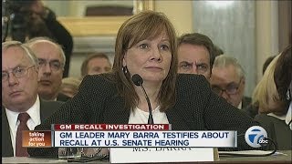 GM CEO Mary Barra testifies about recall at U.S. Senate hearing