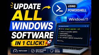 Update All Installed Software in Windows with PowerShell (Fast & Easy Method)