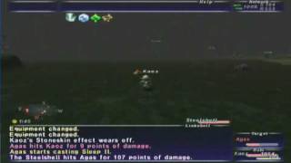 FFXI NM Saga #080: Agas vs BST solo [Full Battle]