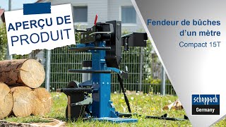 Fendeur de bûches d’un mètre - Compact 15T