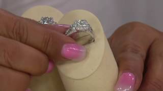 Halo Mosaic Diamond Ring, 14K, 1.40 cttw, by Affinity on QVC