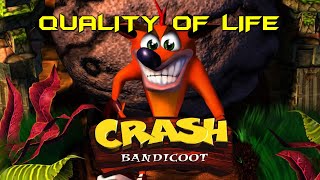 Crash Bandicoot [PS1] QUALITY OF LIFE Gameplay