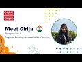 Meet Girija, a postgraduate student in Regional Development and Urban Planning