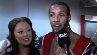 WADI CAMACHO POST-FIGHT INTEVIEW FOR iFILM LONDON / CAMACHO v MILES