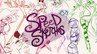 SPEED SKETCHES- Livestream Character Requests #1- Vivziepop